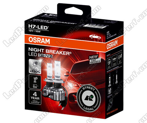 Bombillas H7 LED Osram Night Breaker GEN2 Homologadas - 64210DWNBG2