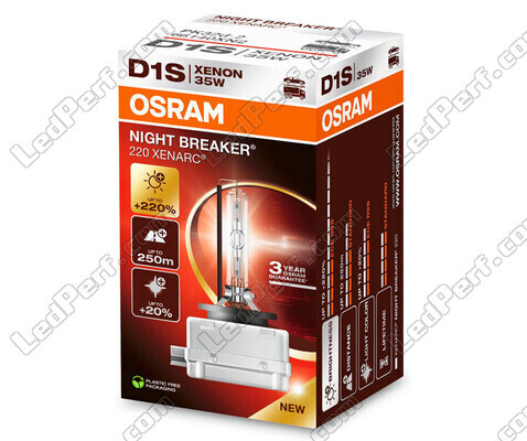 Bombilla Xenón D1S Osram Xenarc Night Breaker 220 - 66140XN2 en su Embalaje