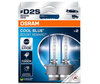 Bombillas Xenón D2S Osram Xenarc Cool Blue Boost 7000K ref: 66240CBB-2HB en el envase de 2 bombillas