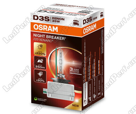 Bombilla Xenón D3S Osram Xenarc Night Breaker 220 - 66340XN2 en su Embalaje