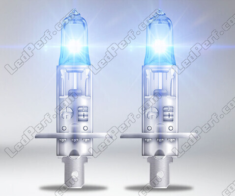 Bombillas halógenas H1 Osram Cool Blue Intense que producen iluminación con efecto LED