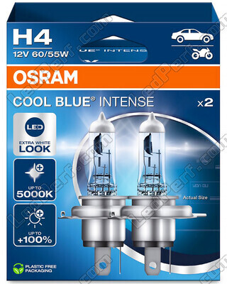 Par de bombillas Osram H4 Cool blue Intense Next Gen con efecto LED 5000K