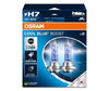 Bombillas H7 Osram Cool Blue Boost 5 500K efecto xenón ref : 62210CBB-2HB en un envase de 2 bombillas