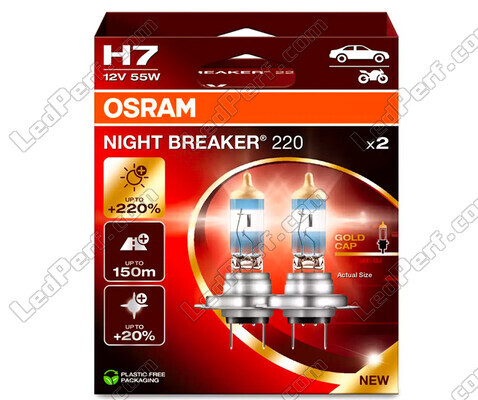 Lámparas H7 OSRAM Night Breaker® 220 - 64210NB220-2HB -Duo Box