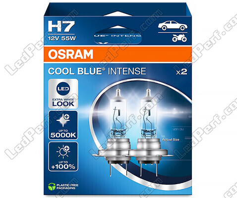 Par de bombillas Osram H7 Cool blue Intense Next Gen con efecto LED 5000K