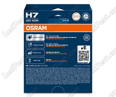 Par de lámparas H7 Osram Cool Blue Intense - 64210CBN-H2B