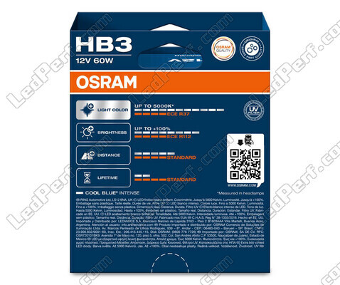 Par de lámparas HB3 Osram Cool Blue Intense - 9005CBN-2HB