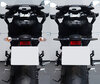 Comparativa antes y después de la instalación Intermitentes LED dinámicos + luces de freno para BMW Motorrad F 650 GS (2001 - 2008)