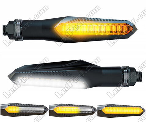 Intermitentes LED dinámicos 2 en 1 con luces diurnas integradas para Ducati Monster 696
