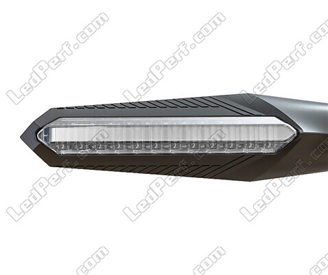 Vista frontal intermitentes LED dinámicos + luces de freno para Ducati Scrambler Classic