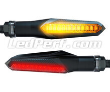 Intermitentes LED dinámicos + luces de freno para Kawasaki Eliminator 250