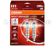 Pack de 2 bombillas H1 Osram Night Breaker Laser +150% - 64150NL-2HB