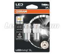 Bombillas de LED naranjas PY21W Osram LEDriving® SL - BAU15s
