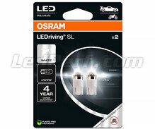 Pack de 2 bombillas 168 (W5W) Osram LEDriving SL White 6000K - 2825DWP-02B