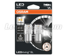 Bombillas de LED naranjas P21/5W Osram LEDriving® SL - BAY15d