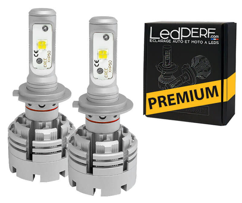 Kit bombillas H7 LED ventiladas - Tamaño Mini